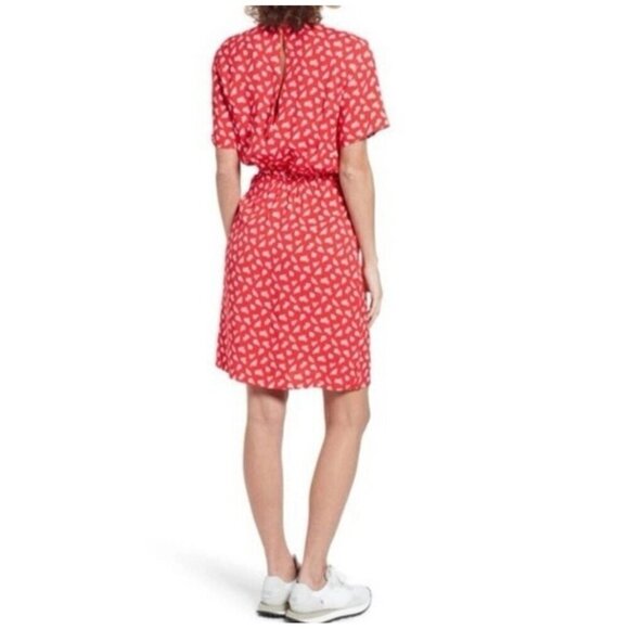 Los Angeles Atelier and Other Stories dress size 0 Short sleeve floral front tie - Picture 2 of 13